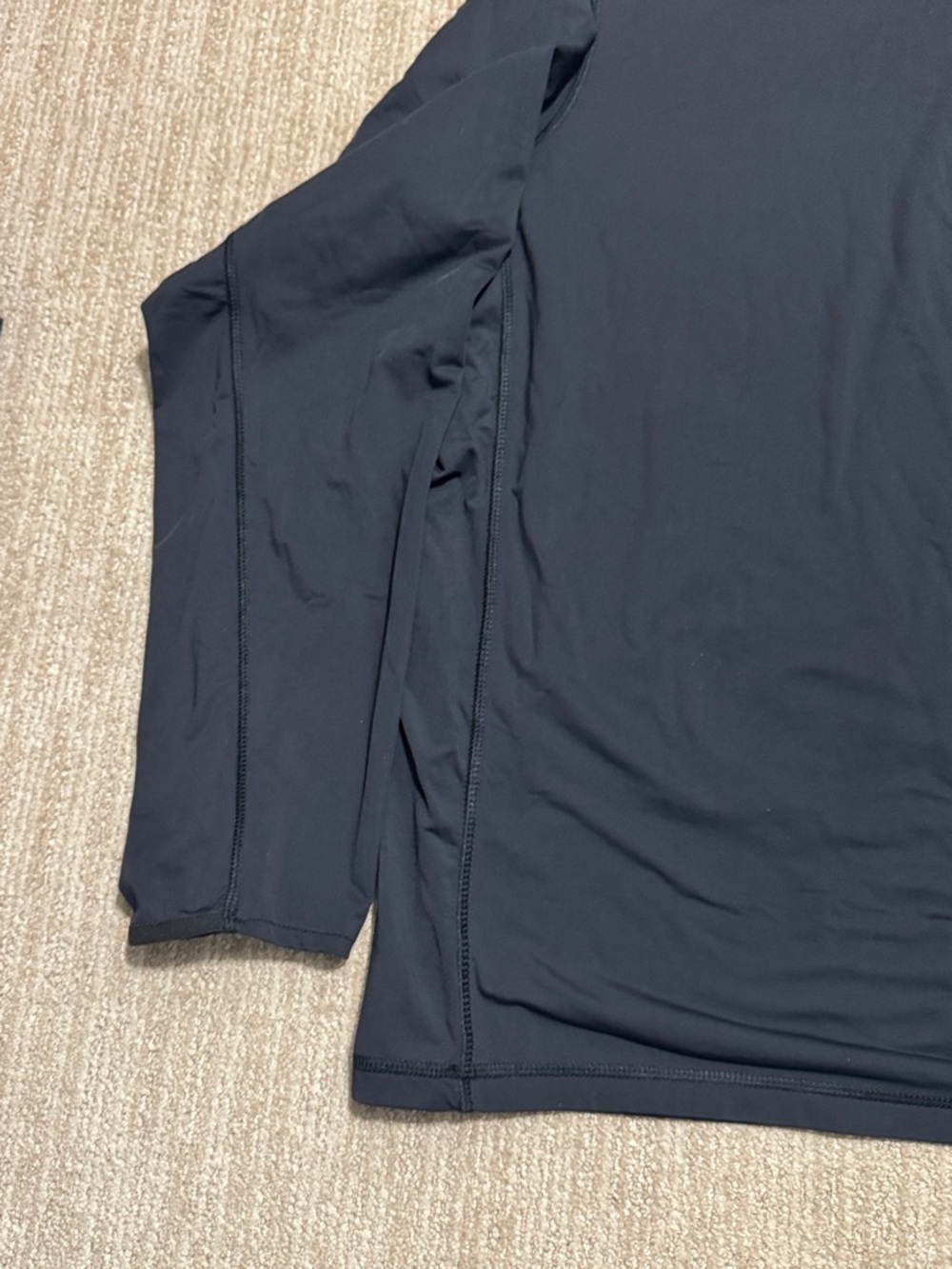 Greyson Tate Mockneck Quarter-Zip Pullover Men's XL Black Golf Performance Top - Picture 4 of 12